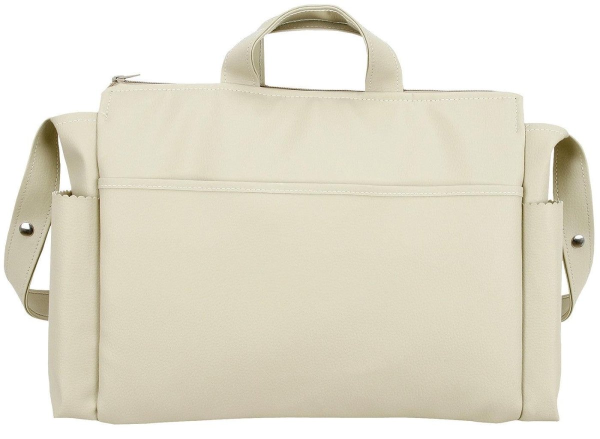 Bolso Maternidad Carro Bebé Andumodin Valentina Polipiel Beige - Nanetes